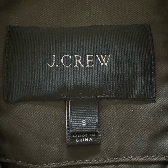 JCrew Classic Downtown Waxed Cotton Field Jacket in dark green - Size Small - Picture 3 of 6